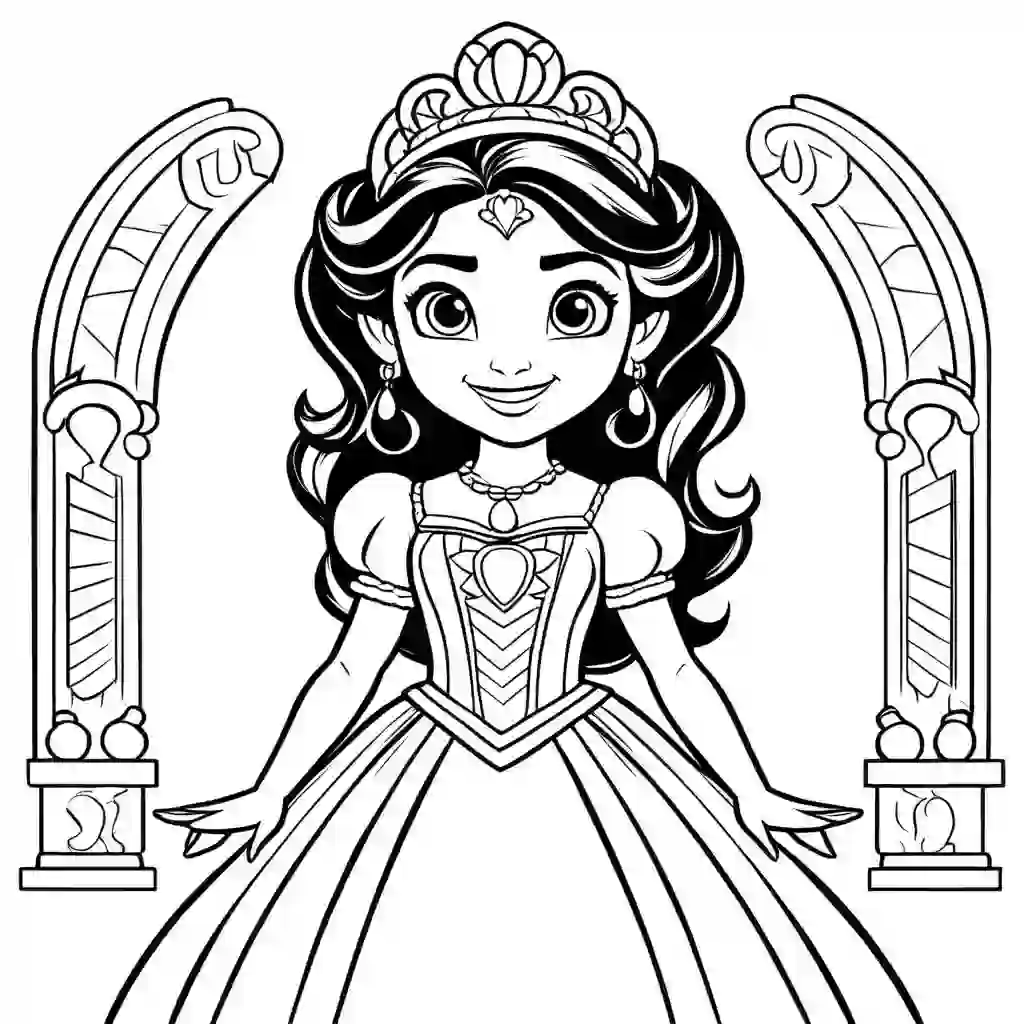 Elena of Avalor coloring pages